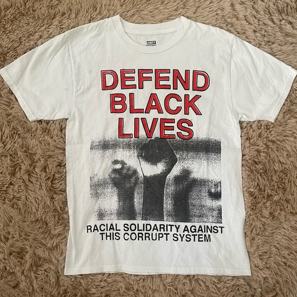 Obey Defend Black Lives Graphic Tee - Picture 1 of 3